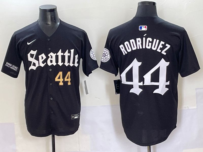 Men 2025 Seattle Mariners #44 Rodriguez Five generations Joint Name Nike MLB Jersey style 4->seattle mariners->MLB Jersey